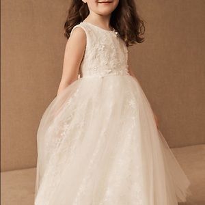 BHLDN Jessie Flower Girl dress sz 6 Ivory
